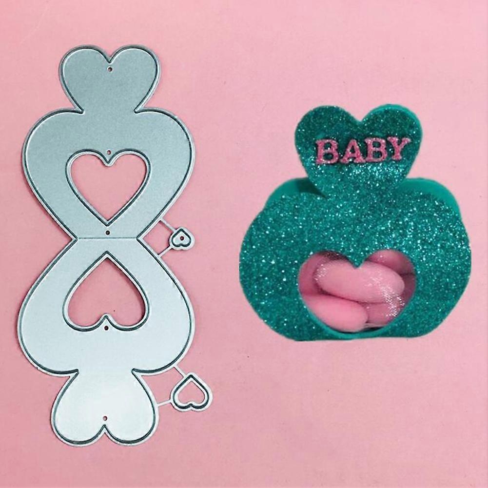 Gift Candy Box Metal Cutting Die DIY Scrapbook Emboss Paper Cards Stencil Mold mengxi