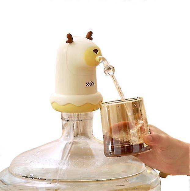 Portable Universal Usb Cartoon Charging Water Bottle Pump