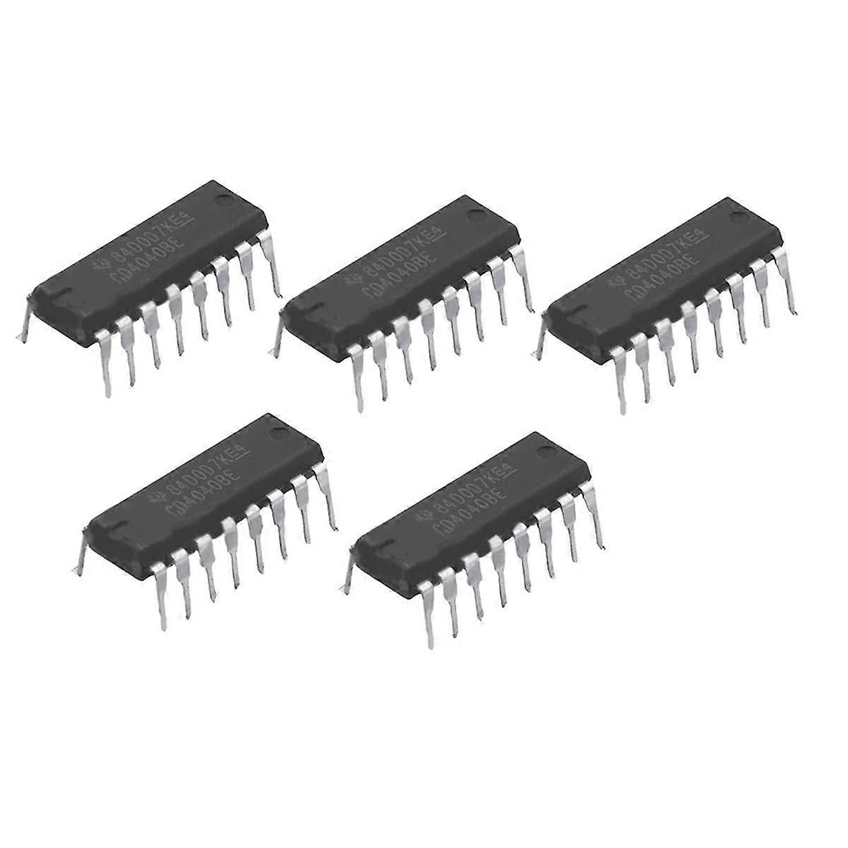 5PCS CD4040BE Chip DIP16 Logic Chip Divider Binary Counter Chip