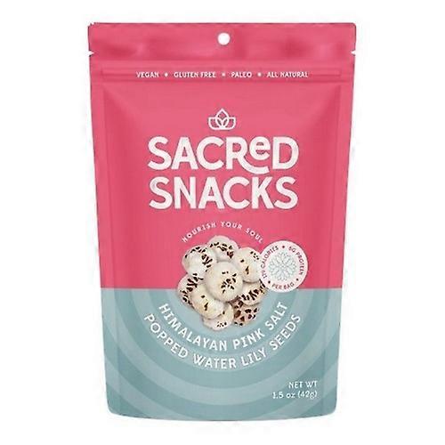 Sacred Foods 喜马拉雅粉红盐爆裂睡莲籽，42 克（12 件装）
