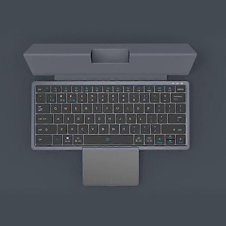 Folding Keyboard Wireless Bluetooth Keyboard With Folding Touchpad Leather Case For Windows, Android, IOS,Phone, Mini Keyboard