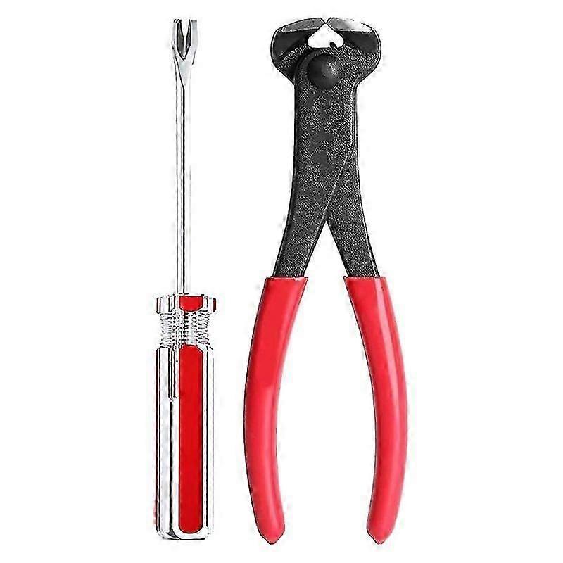 Nail Puller Tool,nail Remover Tool With Nail Puller Pliers And U Tip Tackpuller,for Furniture Floors Frames