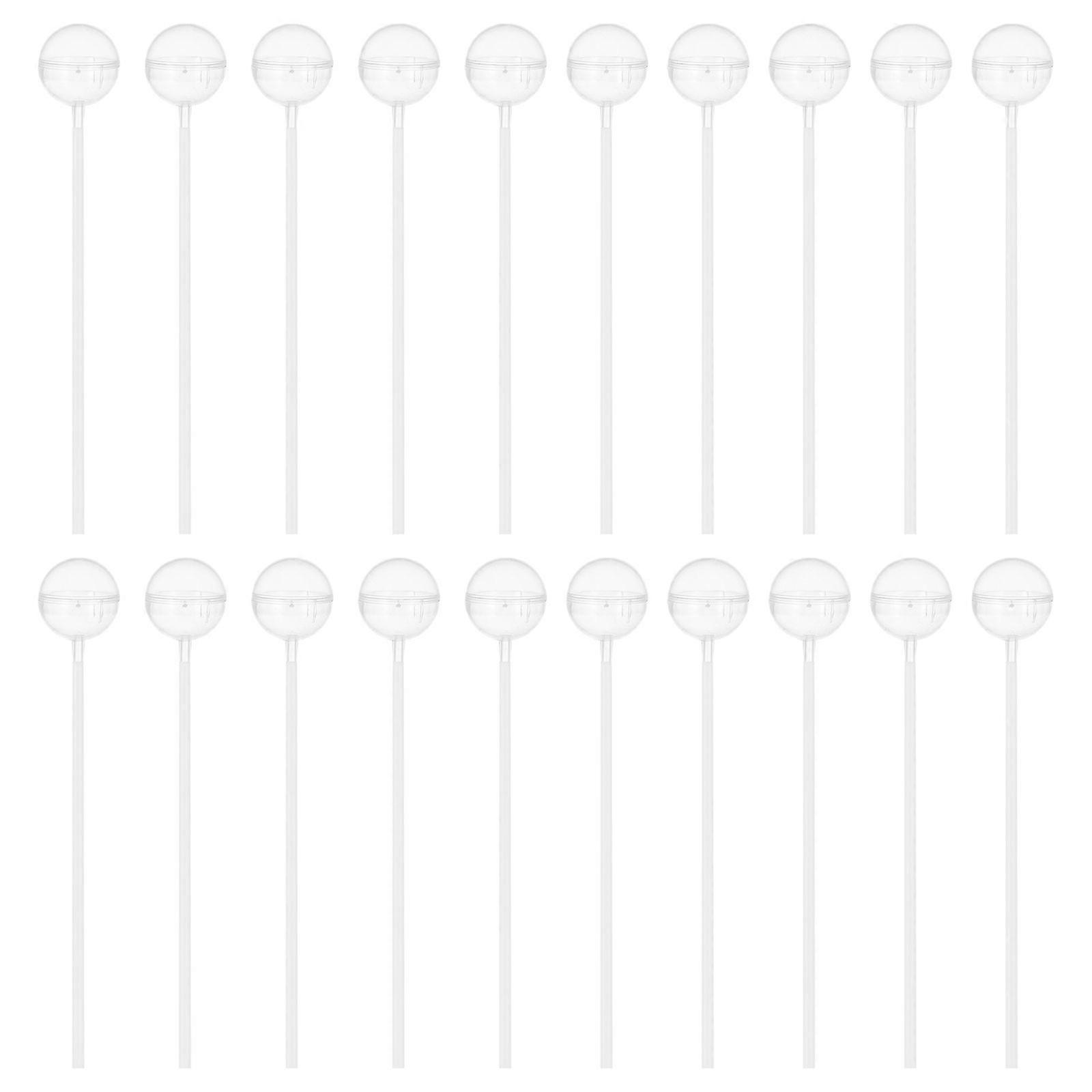 100pcs Wedding Bouquet Fixing Holder Plastic Chocolate Ball Fixed Base