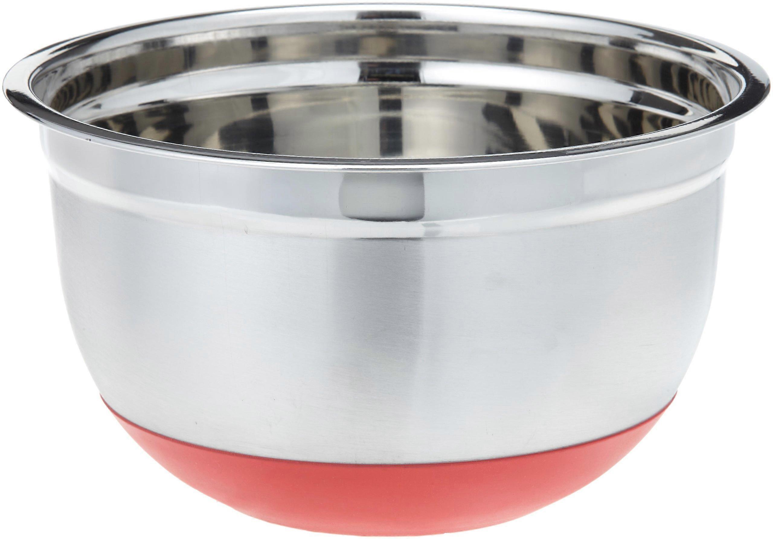 5-Quart Stainless Steel Mixing Bowl Non-Skid Kitchen Use Durable Mixing Bowl for Food Prep and Baking