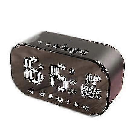Alarm Clock Temperature Display Bluetooth Audio