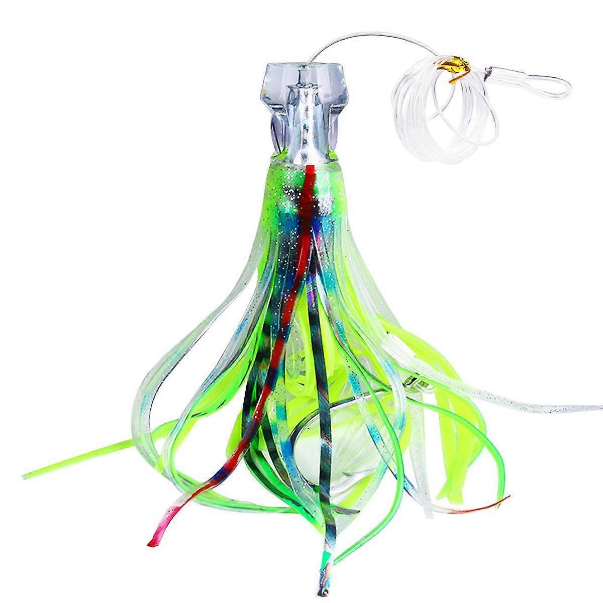Deep Water Fishing Lure Octopus Soft Resin Skirt 65g/100g Fast Sink For Tuna And Wahoo Boat Fishing