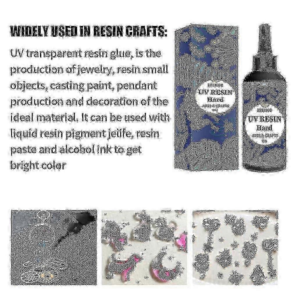 High Transparent Uv Resin Glue Diy Nail Art Cochlear Uv Shadowless Glue Drying -