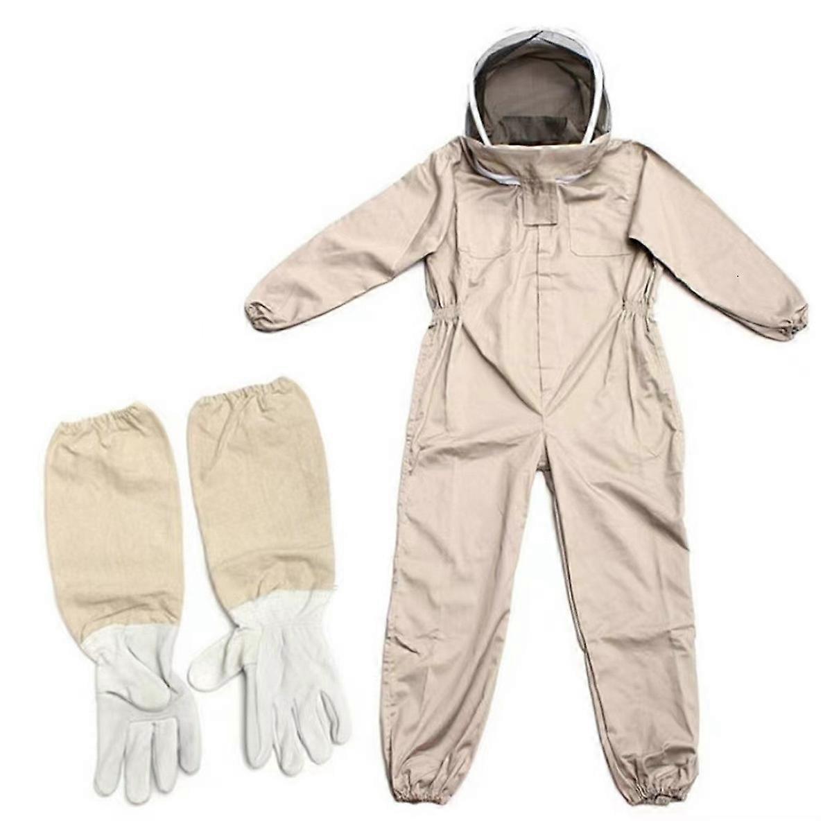 Robust Protective Beekeeping Jacket with Thumb Loops