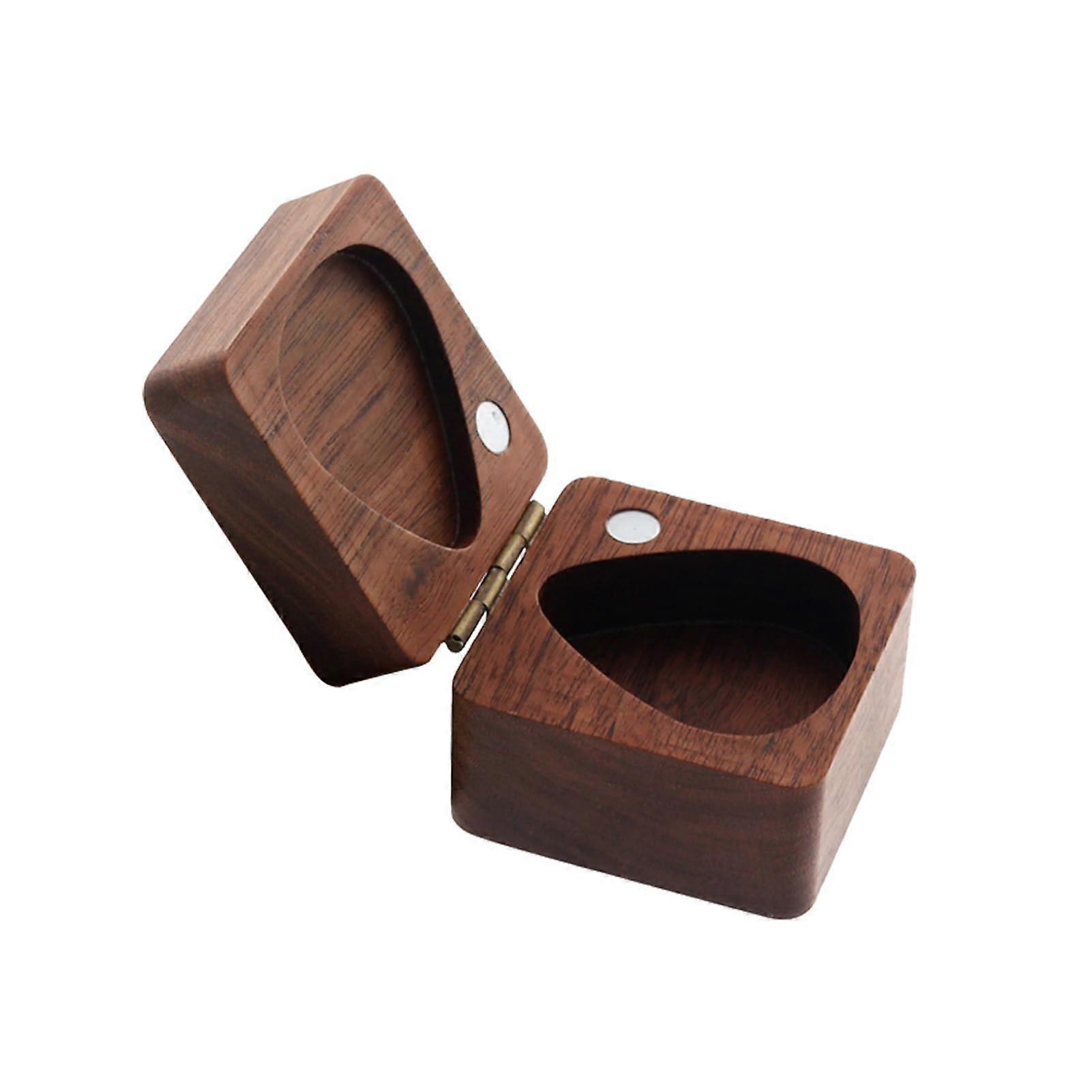 Wooden Guitar Picks Holder - Personalized Musician Gift, Durable Wood Material, Custom Engraving, Unique Design