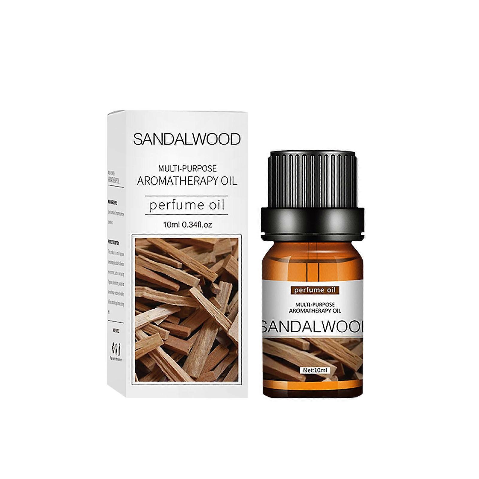 Lindra trötthet Olja Aromaterapi hjälper andning 10 ml sandelträ