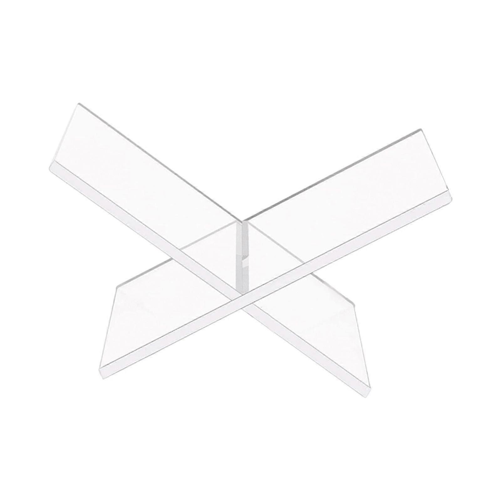 Acrylic Book Stand Open Book Display Stand for Recipe Music Sheets Textbooks Clear