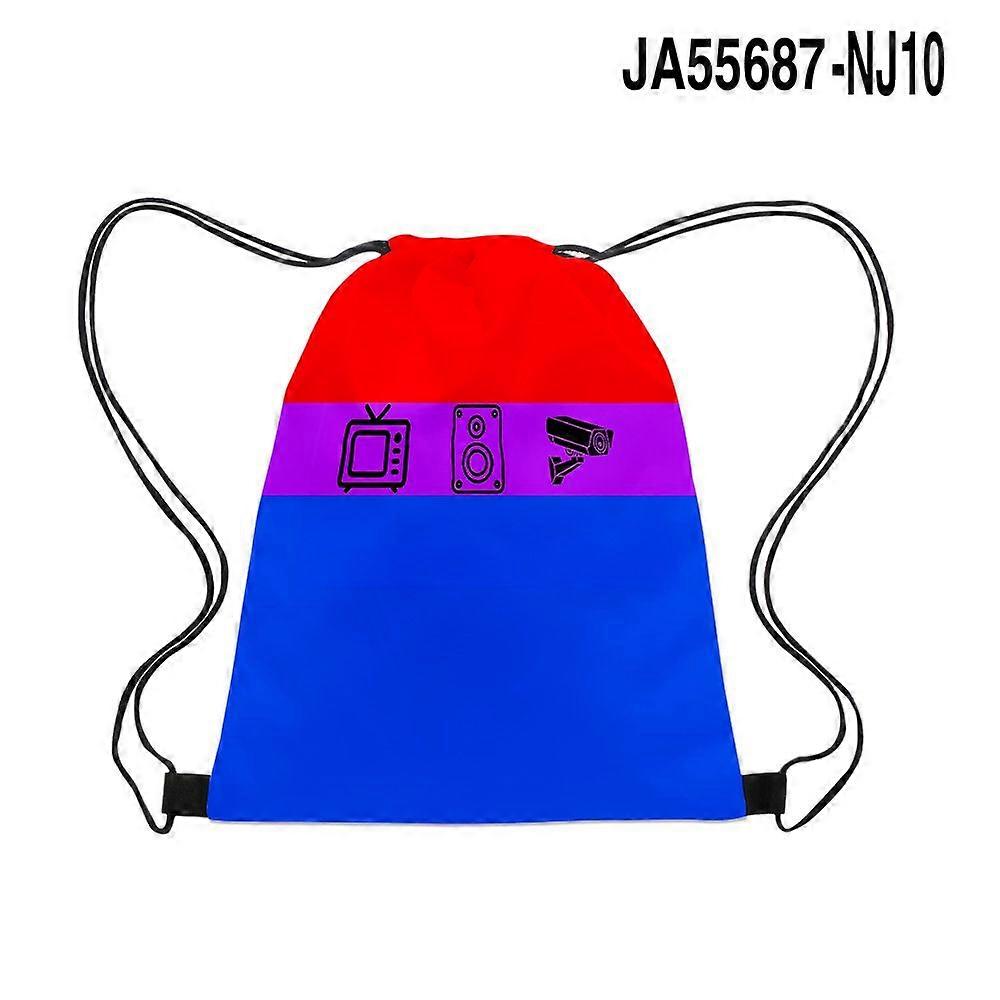 3d Game New Product Skibidi Toilet Toilet Man Drawstring Backpack Cartoon Drawstring Pocket
