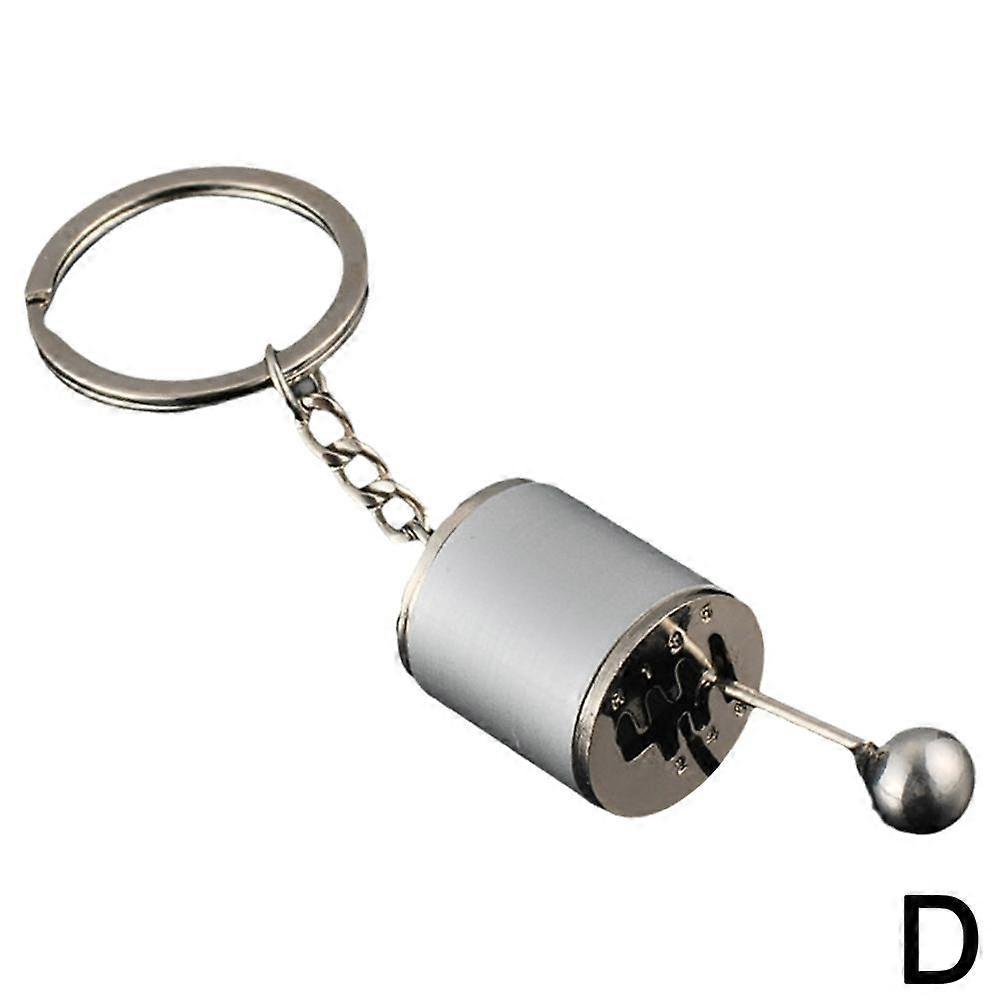 Vaihdekepin nuppi, 6-vaihteinen vaihteenvalitsin, metallinen vaihdekeppi, auton avaimenperä