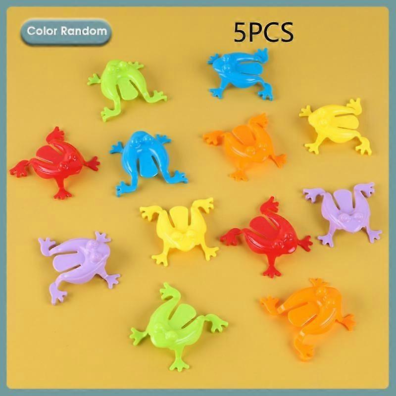 1-50PCS Mini Jumping Frog Toy Desktop Game Nostalgic Classic Creative Jumping