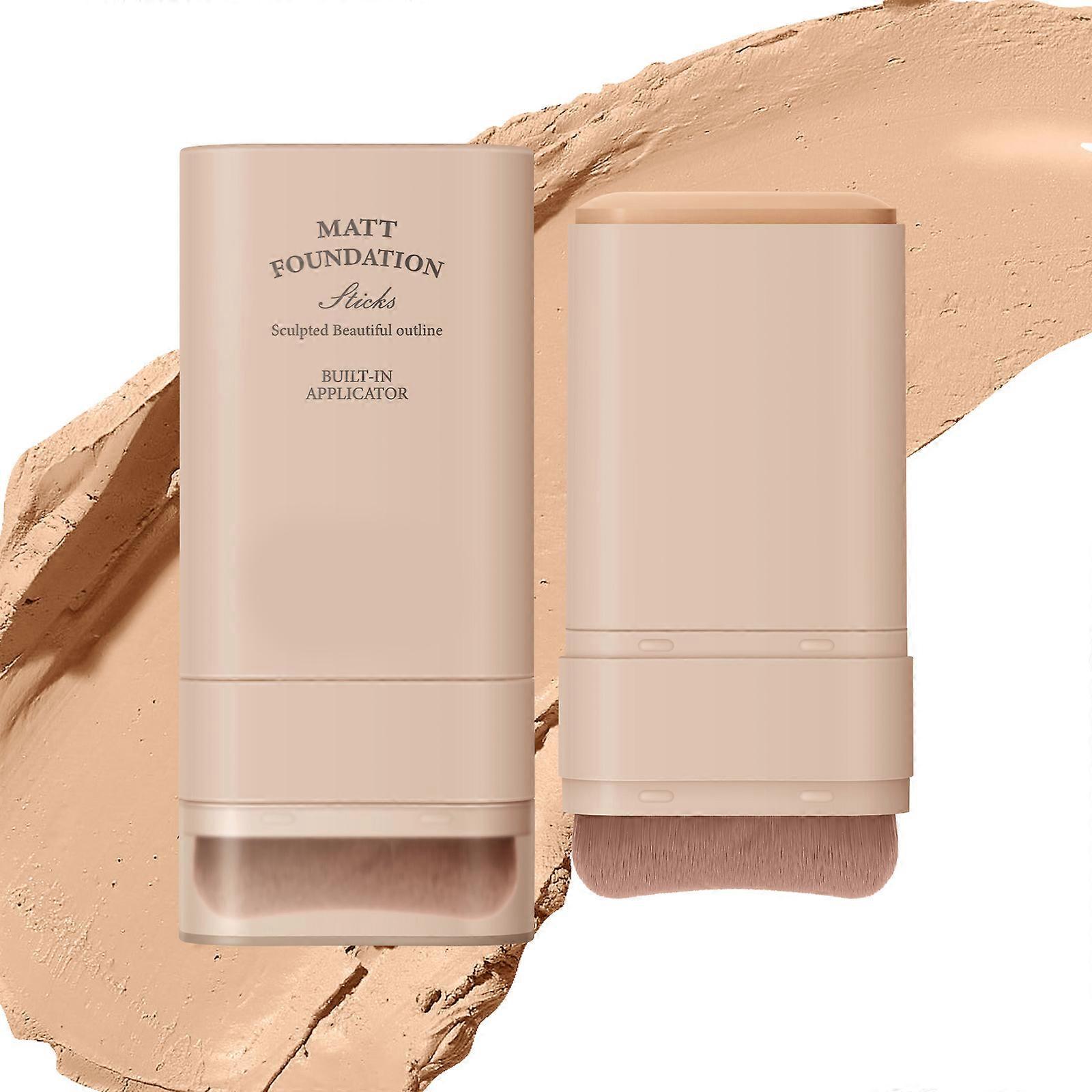 Practical Matte Concealering Stick with Applicator High Coverage Long lasting Makeup for Women and Girls 02