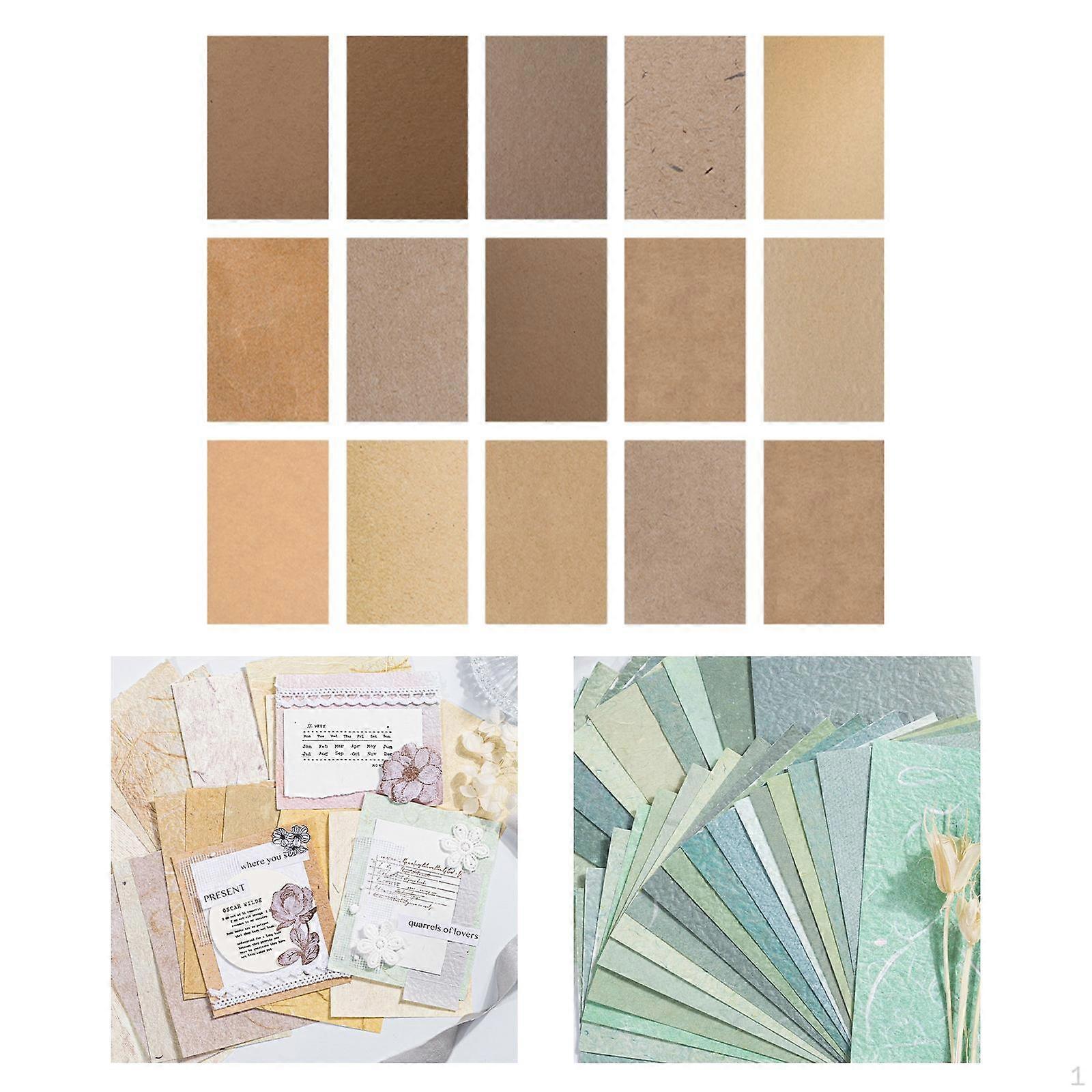 15 Pieces Scrapbook Paper Decorative Aesthetic Textured Special for Writing