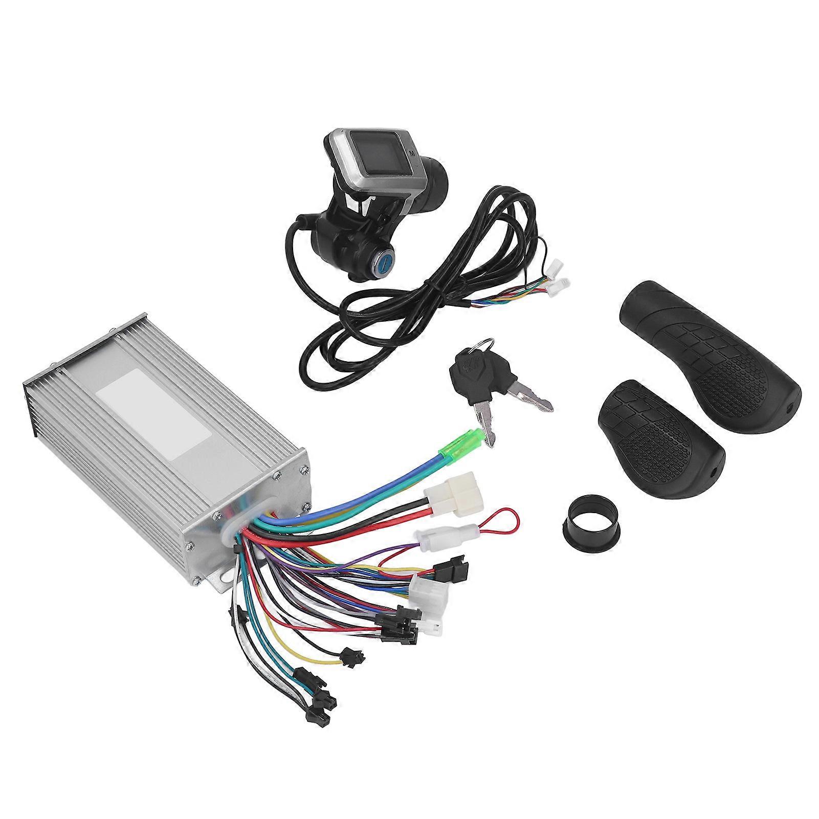 Electric Bicycle Controller Kit 36V 48V 500W Brushless Motor Controller LCD Display Motor Brushless Controllerand LCD Display Kit