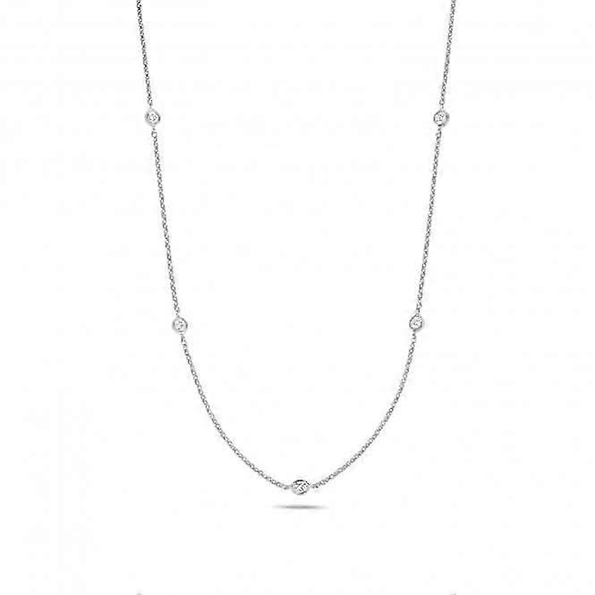 Diamond Jewellery 18K 白金钻石项链 NDQ103W