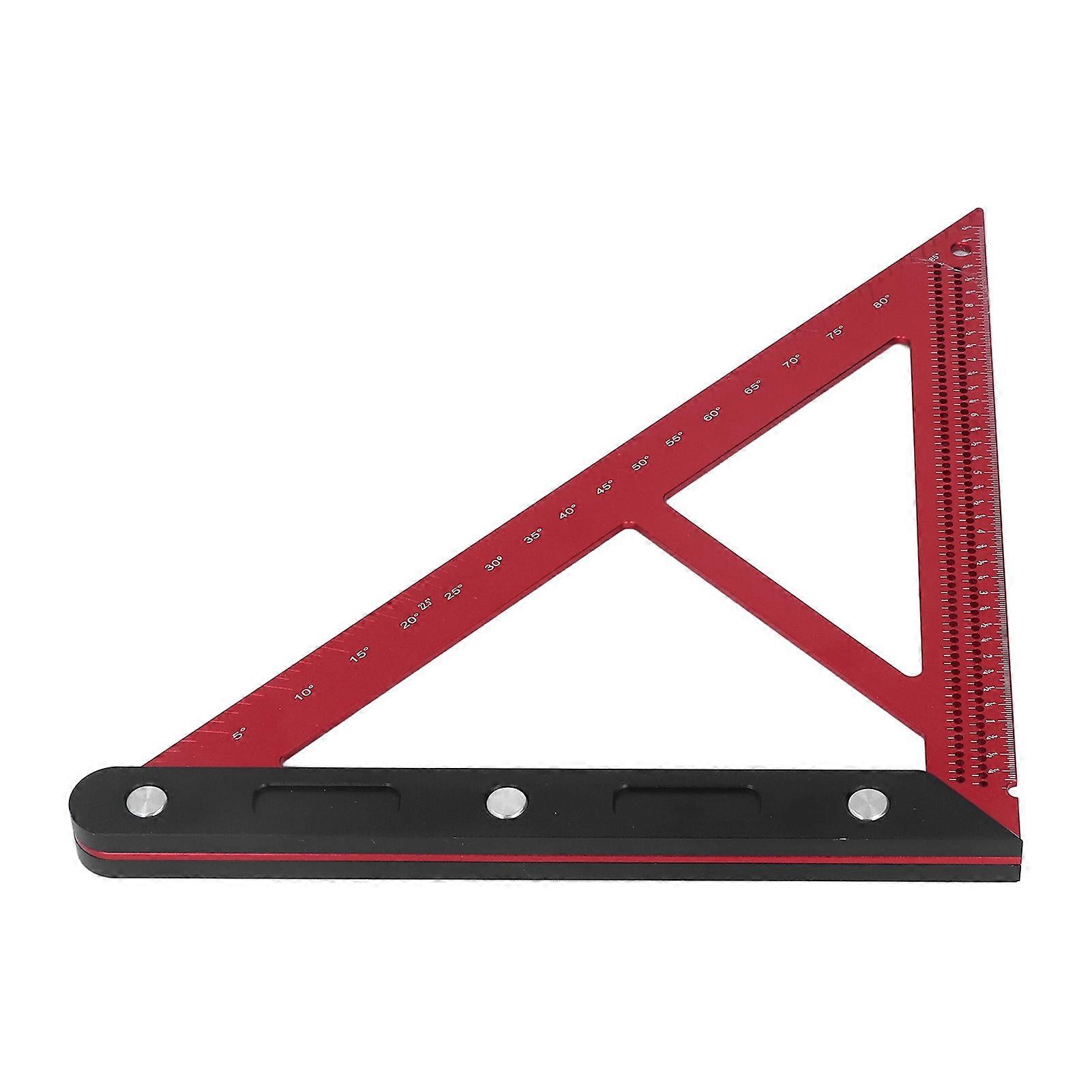 Woodworking Triangle Drafting Tool Clear Scale Accurate Carpenter Triangle Ruler for Decoration