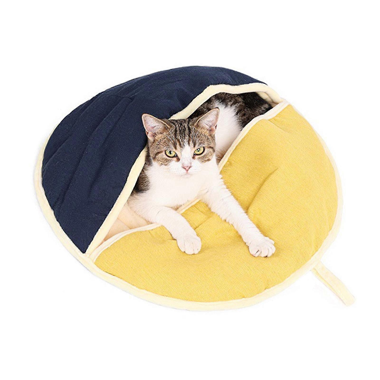 Self-warming Cat Bed Mat For Cats Small Dogs, Function 2 In 1 Soft Plush With Anti-slip Bottom, Washable Pet Mat Autumn Winter Indoor Snooze Sleeping