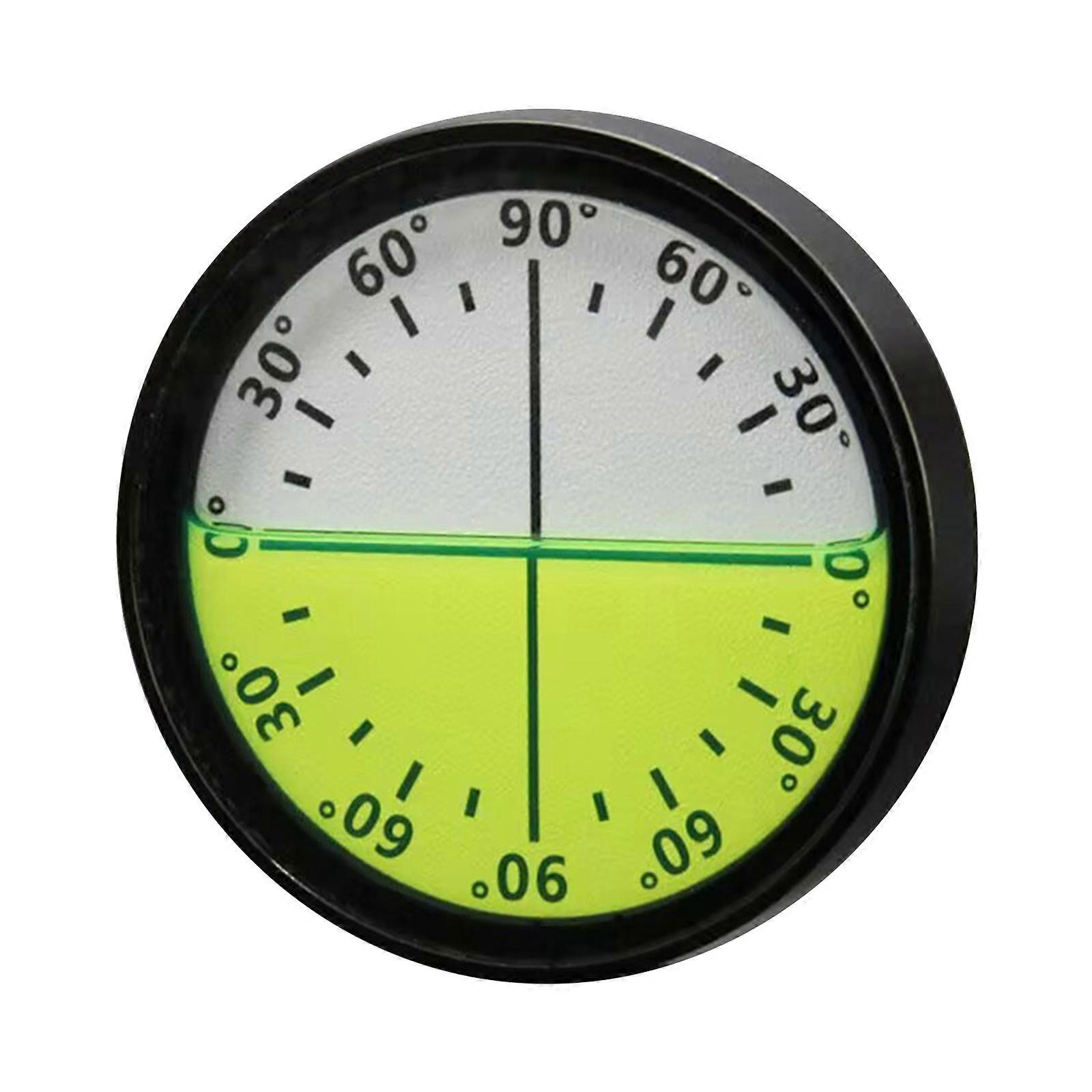 Round Bubble Leveling Tool  Equipment Magnetic Horizontal Bubble Leveling Leveling Tool Measurement Ruler