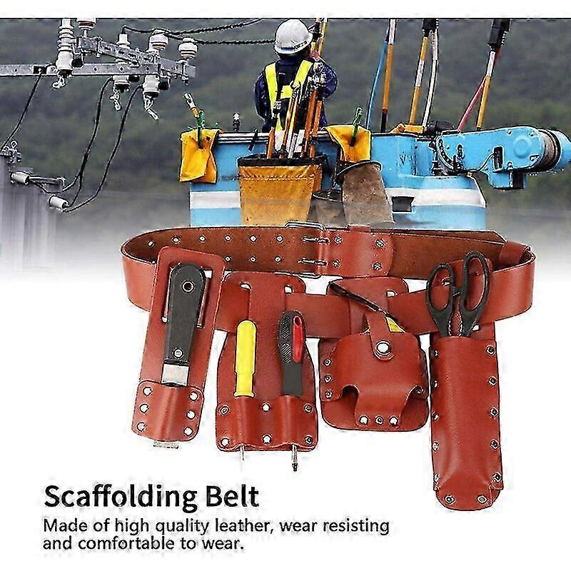 Jeonz Scaffold Tool Holder - Stainless Steel Hammer & Ratchet Hanger For Workspace Organization