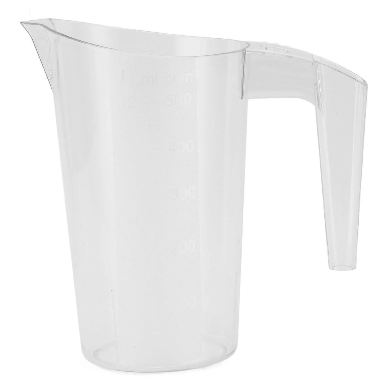 Measuring Cup Clear Scale Thickened Tilt Opening Stackable Liquid Measuring Cup for Home Kitchen 500ml