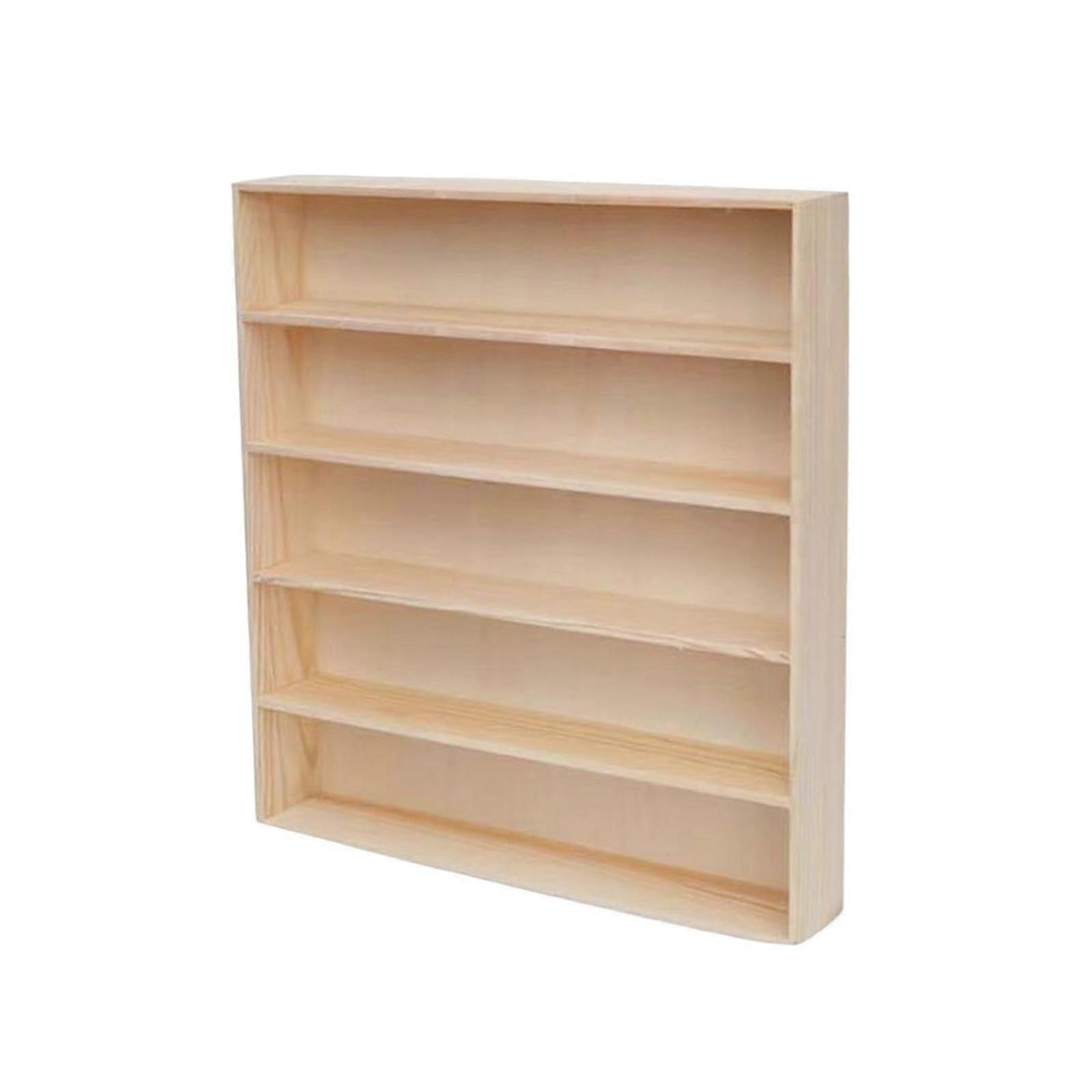 Wooden Action Figures Display Shelf Toys Display Rack for Model Toys