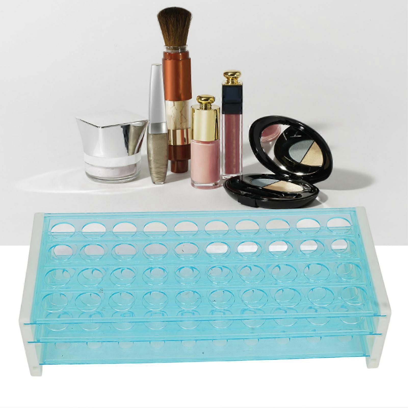40 Slots Roller Bottles Holder DIY Vertical Display Simple Installation Acrylic Lipstick Display Holder for Spray Bottles