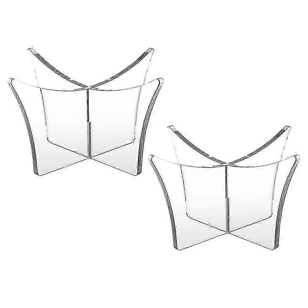 2pack Clear Acrylic Ball Stand Holder Ball Display Storage Rack For Basketball Football Volleyball
