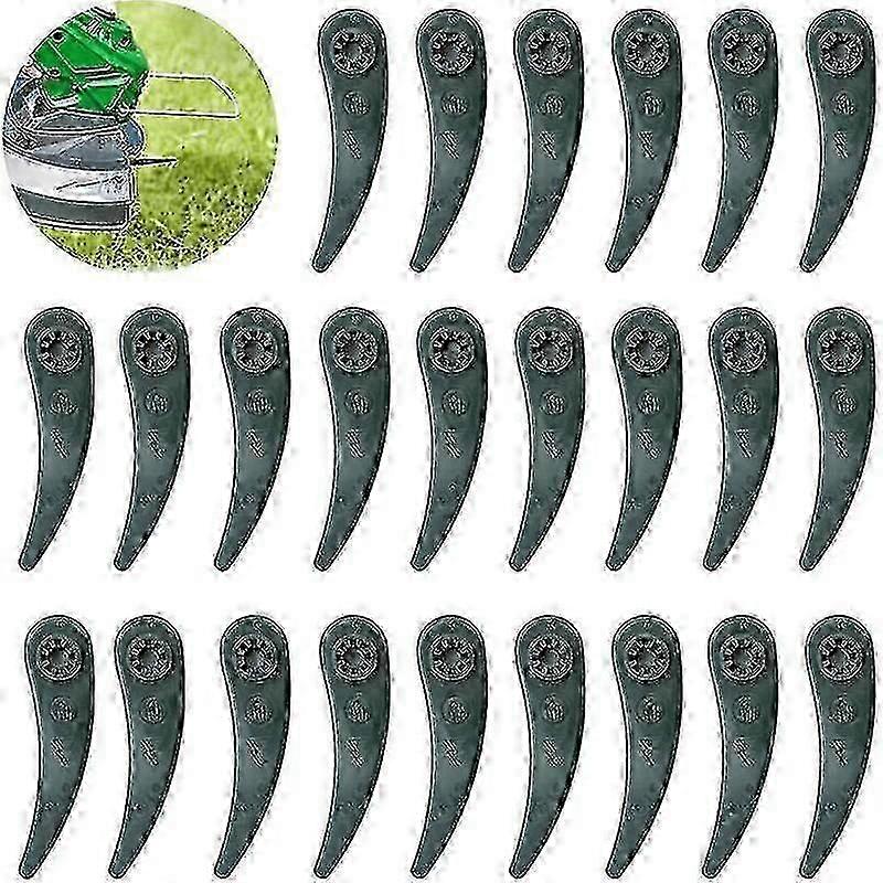 Replacement Grass Strimmer Blades, 24 Pack Cutting Blade for 23-18 LI Art 26-18 LI, Green Edition a