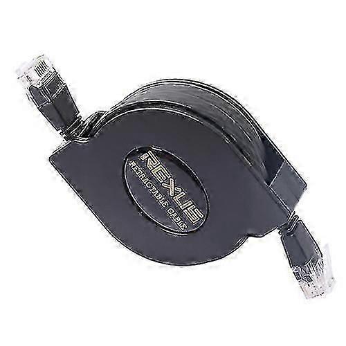 Retractable Cat6/Cat7 Ethernet Cable - 6.6ft/4.9ft/3.3ft Network Patch Cord for High-Speed Data Transfer_DP