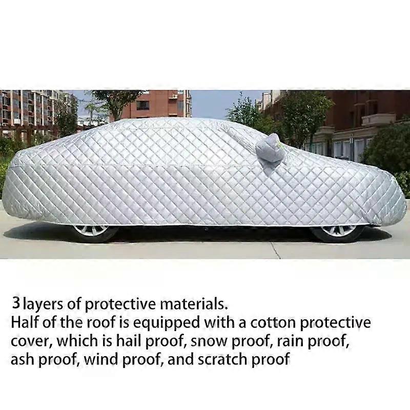 עבור טויוטה avalon כותנה מעובה סוכך לרכב הגנה נגד ברד כיסויי שלג שמשיה עמיד למים עמיד בפני אבק