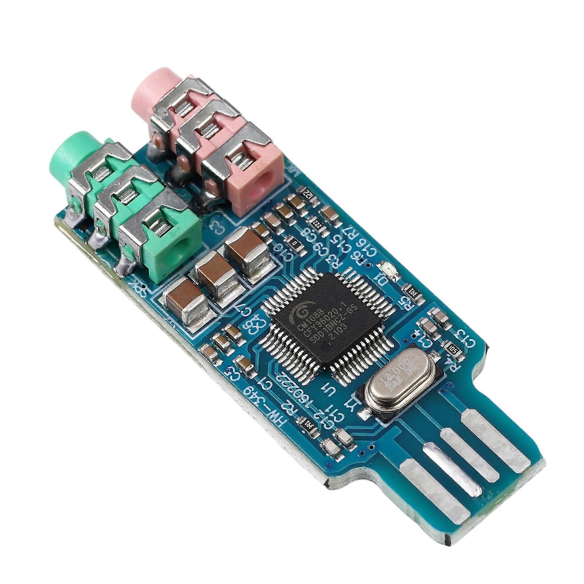 CM108 USaB Drive Sound Card Laptop Computer External Module High for Reliable Electronic Component, Precision, Stable Performance