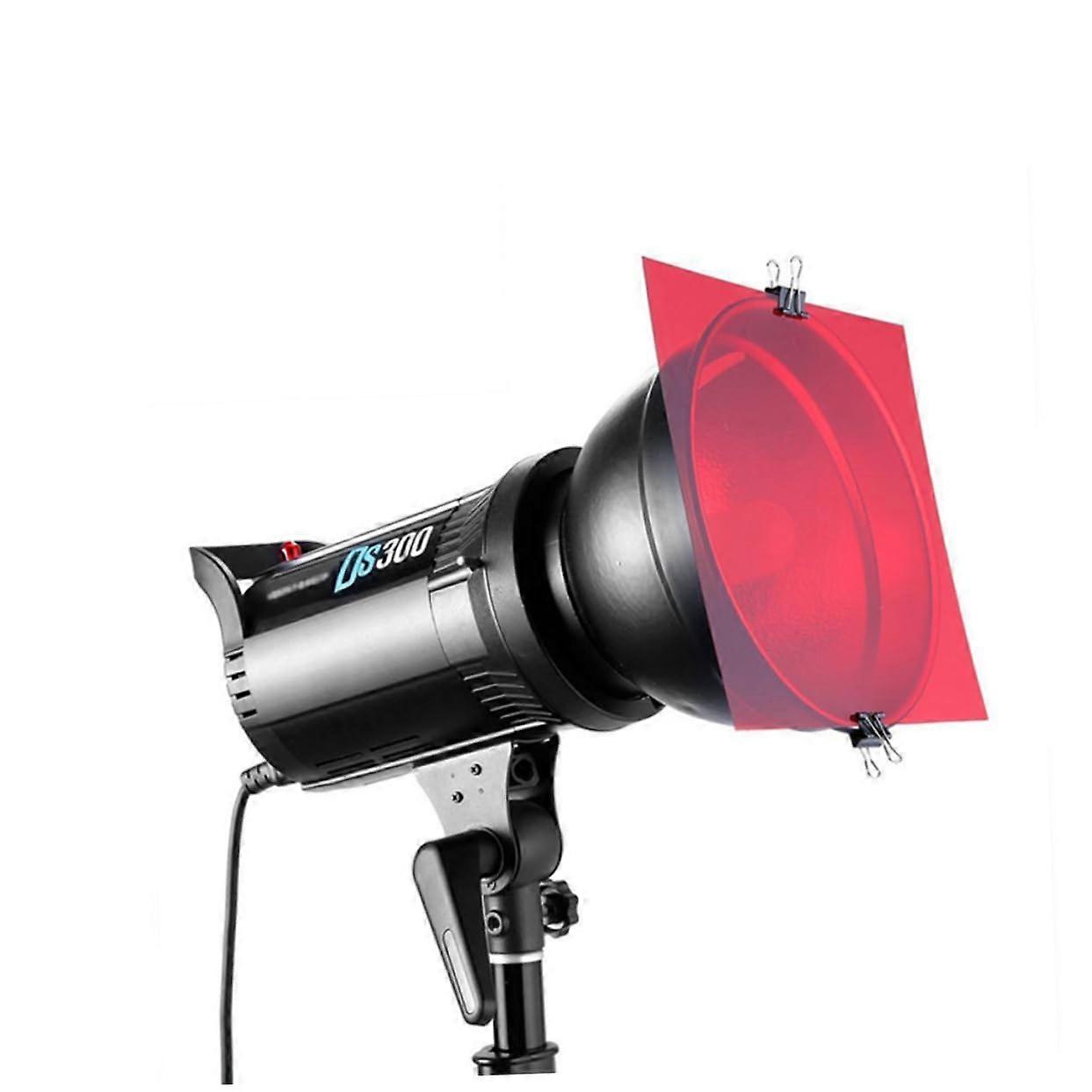 8pcs 12 Flash Light Filters Gel Filter Cards High Transmission Optical Filters for Professional Photography