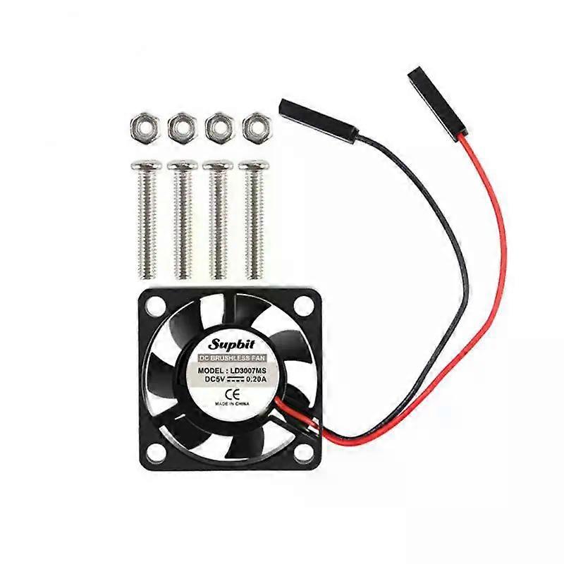 1~6PCS Raspberry Pi 4 Cooling Fan 30 x 30 mm Cooler Fan for Acrylic ABS Case for Raspbery Pi for Orange Pi for Retroflag Case