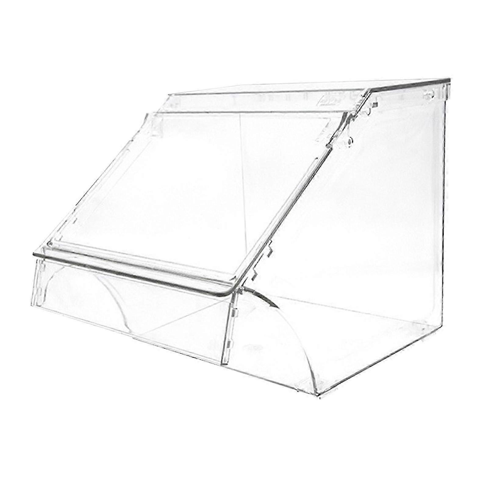 Acrylic Open Front Storage Bin for Kitchen Countertop, Bakery & Retail Store Organization