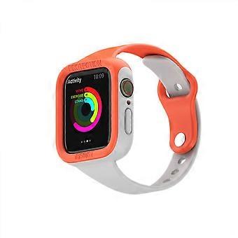 For Apple Watch Band 45mm iWatch Silica gel Band Soft Adjustable Apple Watch Sport Band Replacement for Apple Watch Series 7