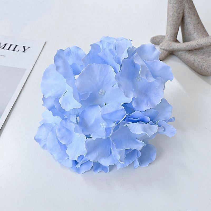 10pcs Cabeças De Hortênsia De Seda Com Flores Fortes Artificiais Para Decoração De Casas E Corpos