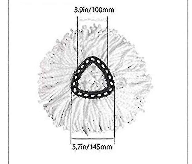 Spin Mop Replacement Heads Microfiber Spin Mop Head Refills Compatible With O-cedar/vileda Spin Mop