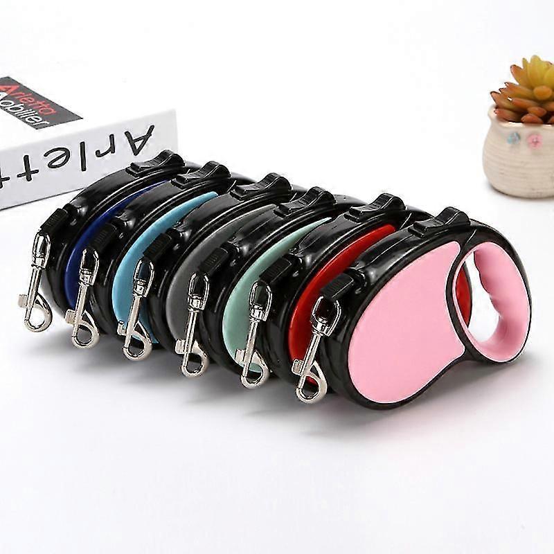 Rope-shaped Practical Pet Rope - With Retractable and Blocking Function, Pet Leash 5m