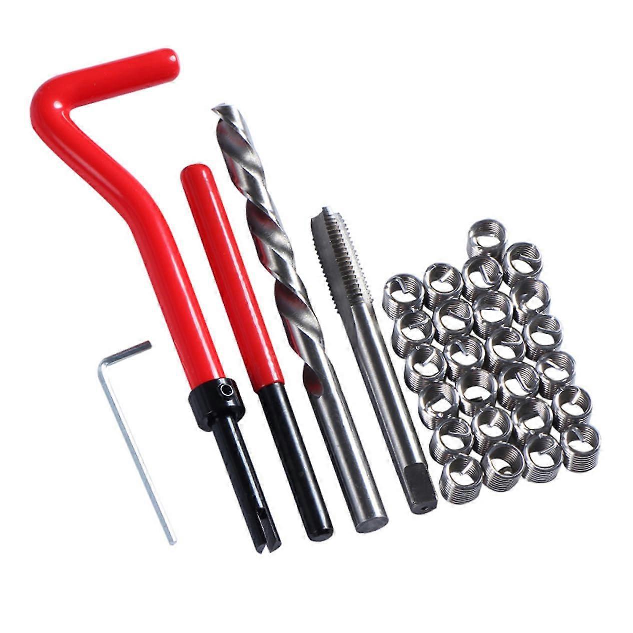 30pc Thread Repair Insert Nut Kit Thread Repair Tool for Car Engine and Automotive Use