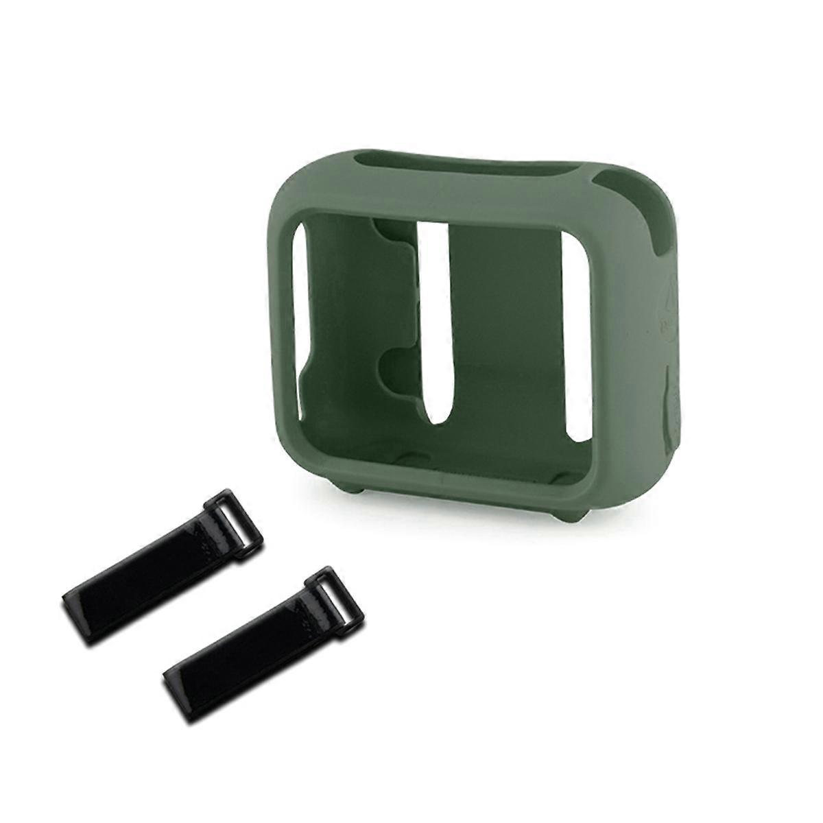 Protective Silicone Case for JBL Go 4 Shockproof Case with Mounting Strap Ideal for Transporting Your Speaker Green
