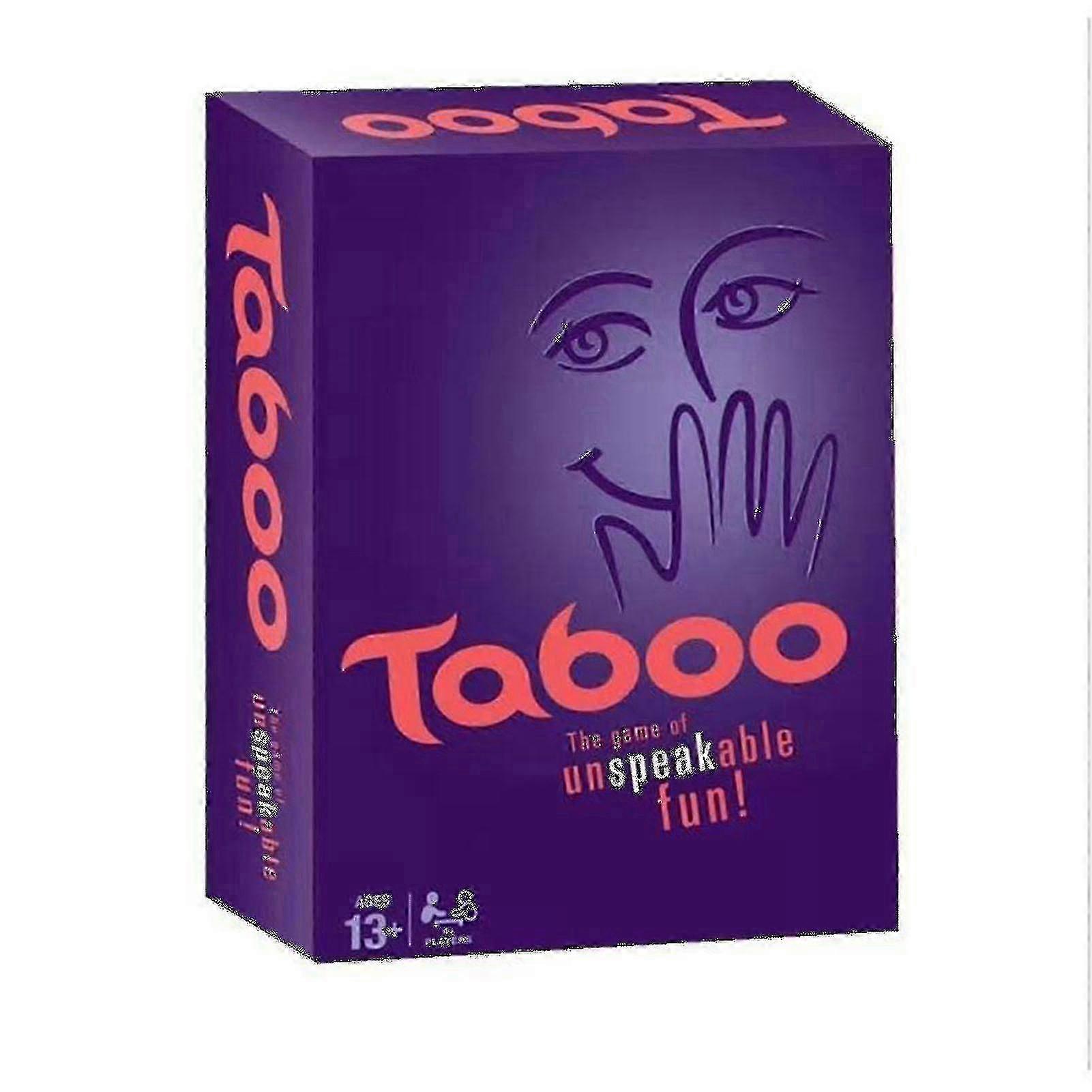 Taboo Game Clássico Ampulheta Timing Family Board Game WHBYV