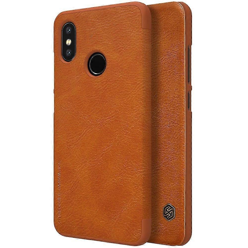 Brown Pu Case for the Mi 8 Smartphone