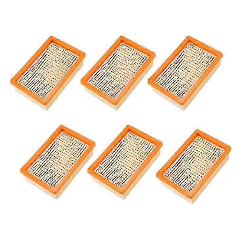 Replacement Liver Filters for 6-Pack Karcher MV4 MV5 MV6 WD4 WD5 WD6 Vacuum Cleaners