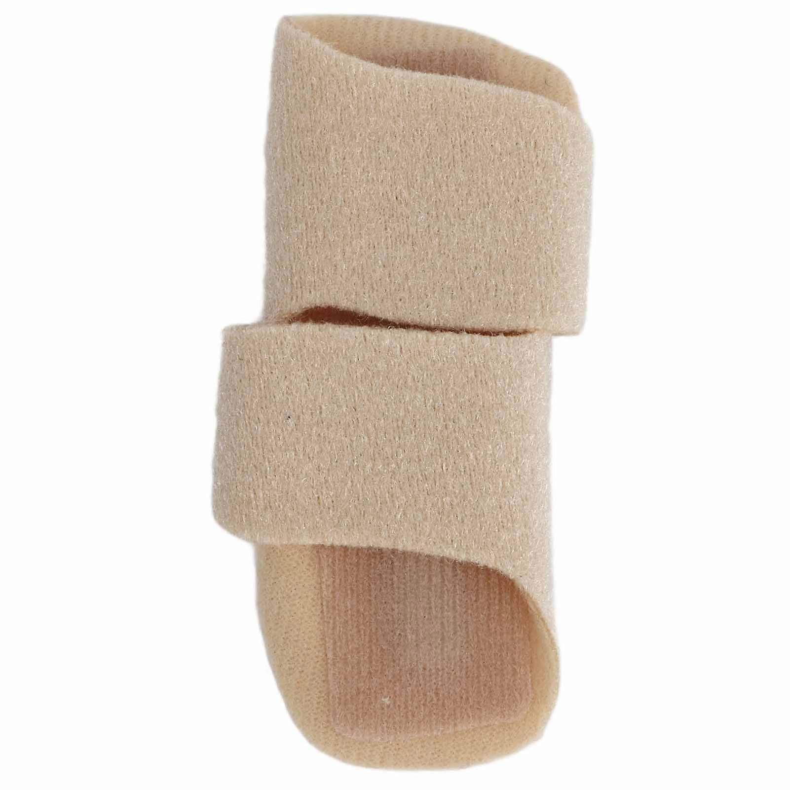 Splint Breathable Joint Fixation Double Knuckle Finger Sleeve for Broken Strained Fingers Skin Color Even Size