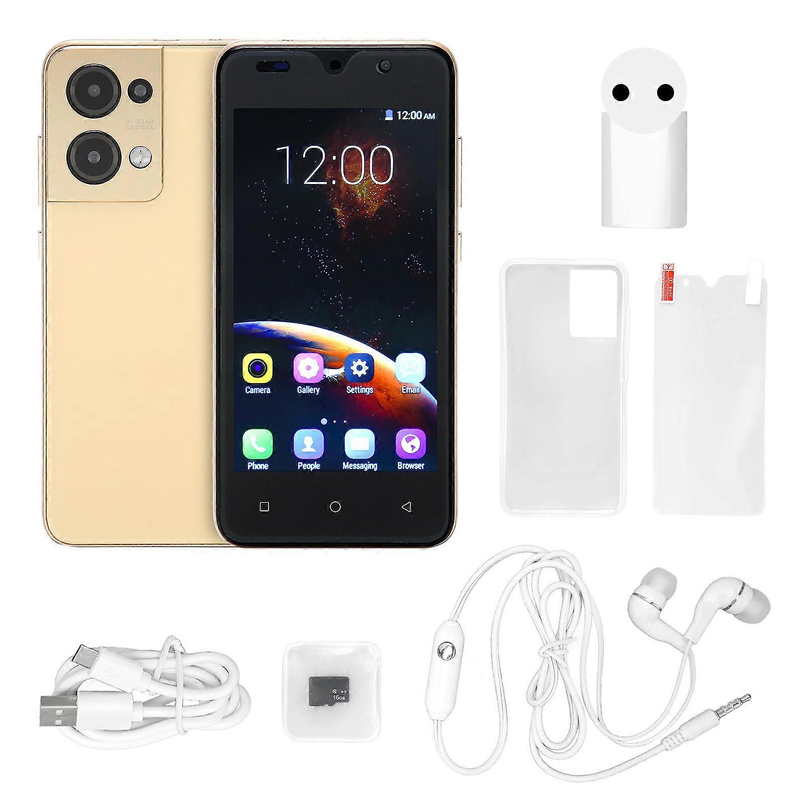 3G WIFI 5in Light Weight Mobile Phone High Resolution Dual SIM Smartphone for Study Work Entertainment