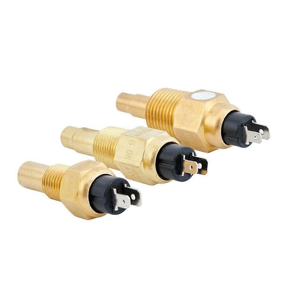 Diesel Engine Water Temperature Sensor 120C Alarm, 14mm Universal OE Replacement Electric Sensor