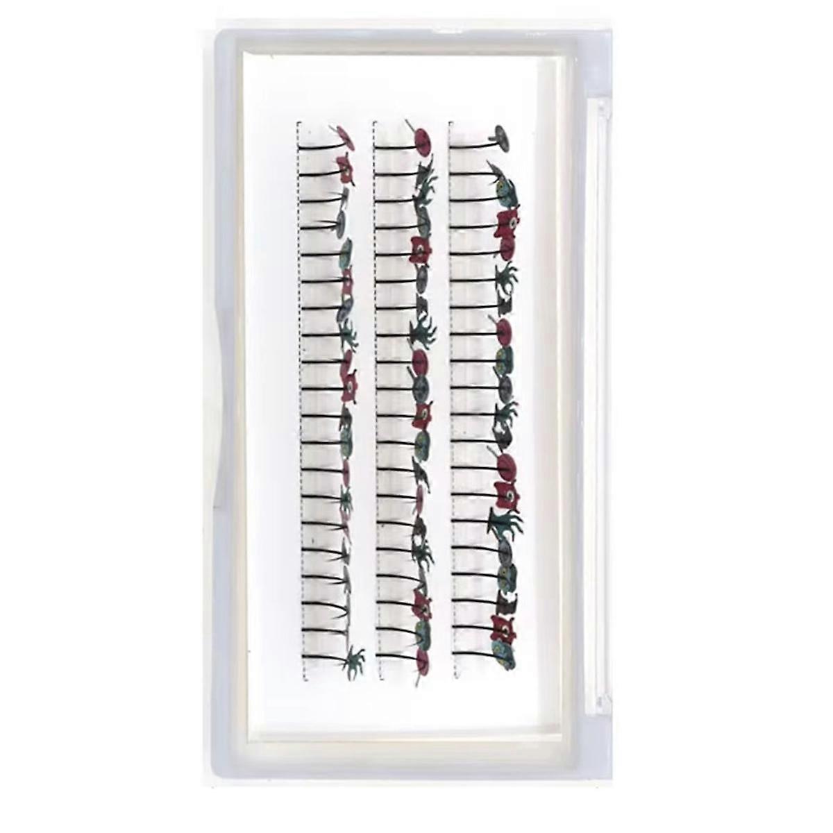 Halloween False Eyelash Extensions Colorful Cosplay 10MM